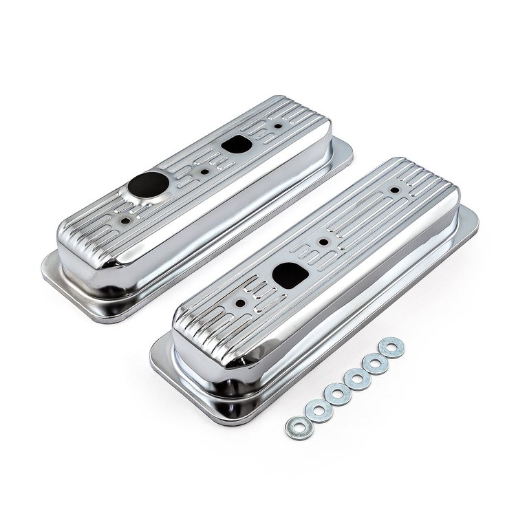 Valve Cover Caps 1985-1995 Chevy Truck 4.3L V6 [Chrome]