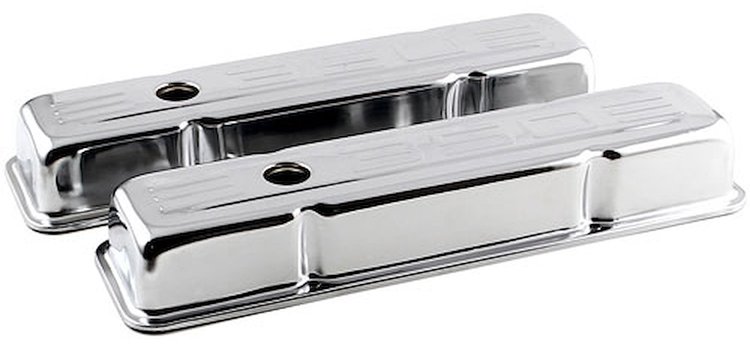 Stamped Steel Valve Covers Small Block Chevy 350