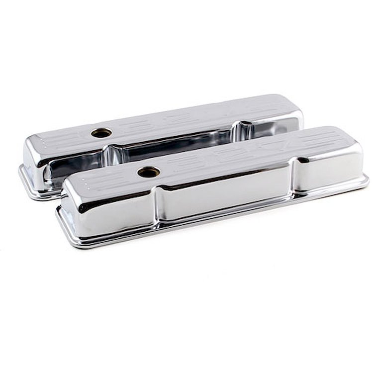 Stamped Steel Valve Covers Short Small Block Chevy