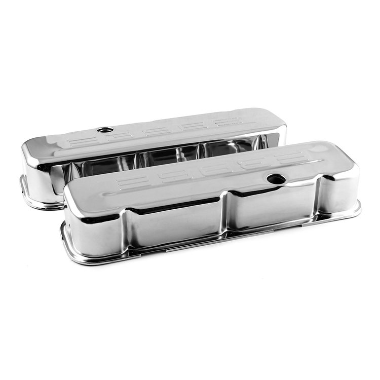Stamped Steel Valve Covers Big Block Chevy 454