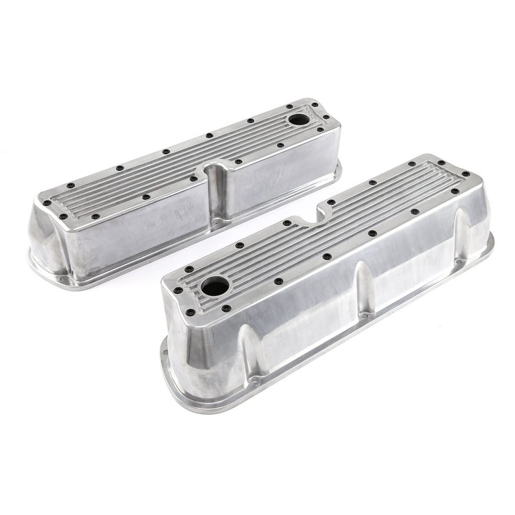 Finned Aluminum Valve Covers Ford Small Block 289-351 Windsor