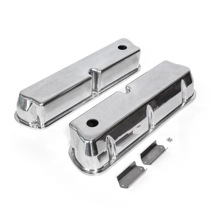 Aluminum Valve Covers Small Block Ford 289/302/351W [Polished]
