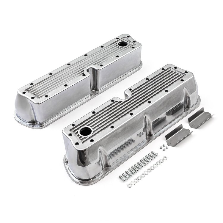 Aluminum Valve Covers Small Block Ford 289/302/351W [Polished]