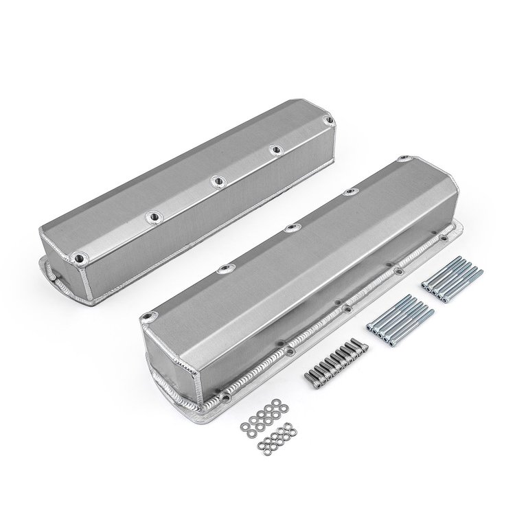 Fabricated Aluminum Valve Covers Oldsmobile V8 350, 400, 425, 455