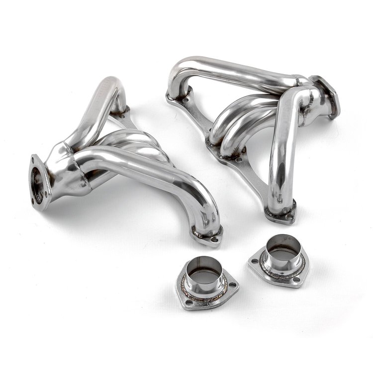 PCE316.1011.05 Block Hugger Exhaust Headers Small Block Chevy 350