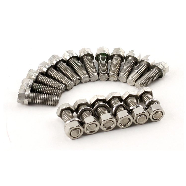 Chevy SBC 350 Hex Steel Exhaust Header / Flange Bolt Kit