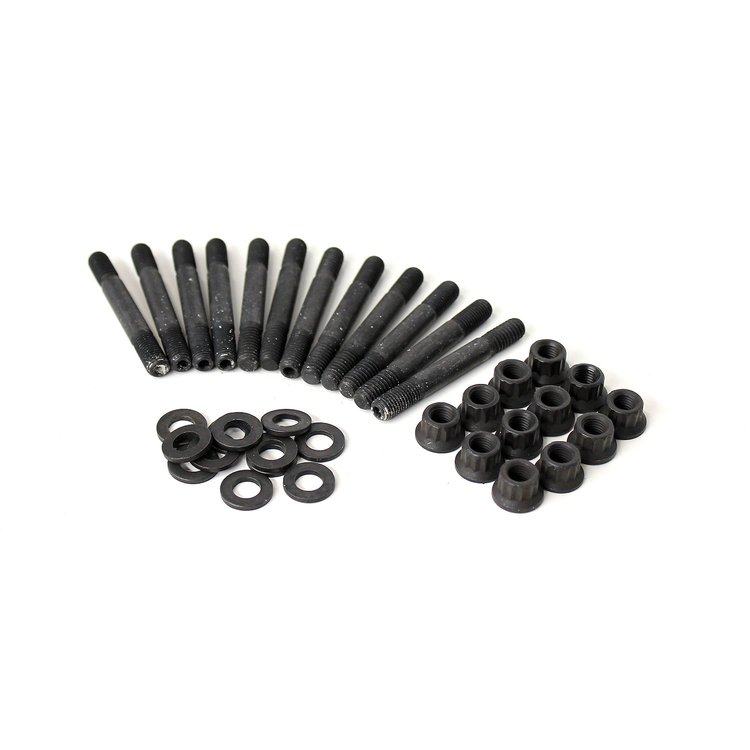 Intake Manifold Stud Kit Ford 289-351W, 12-Point - Black Oxide