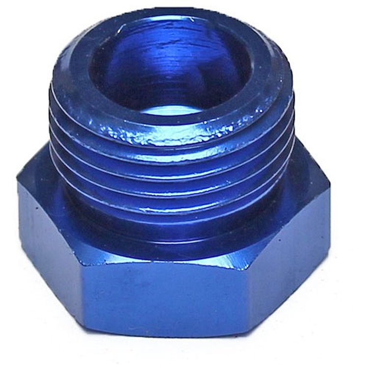 Aluminum Orb Port Plug Fitting -6 AN