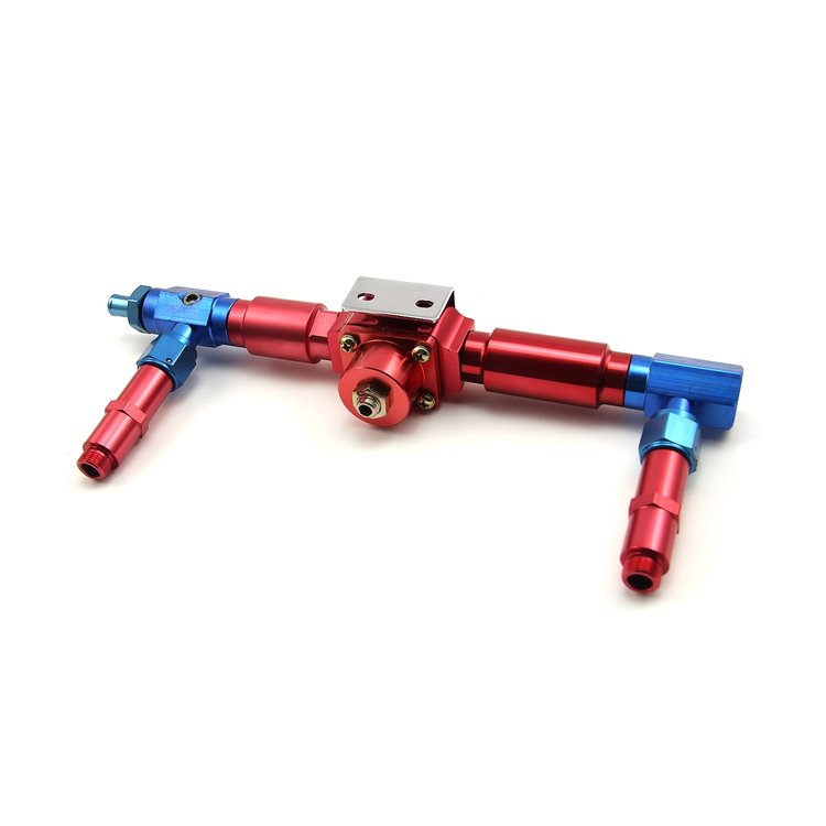 9/16-24 Aluminum Carburetor Fuel Inlet Log / Regulator Suits BG / Speedmaster