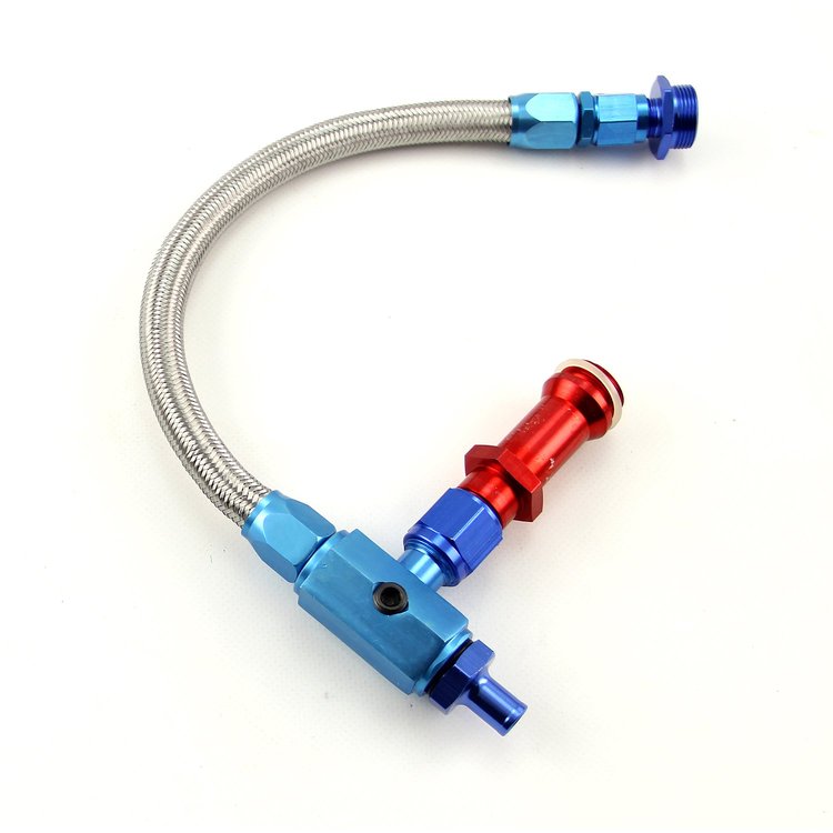 7/8 x 20 Braided Carburetor Fuel Inlet Line Suits Holley