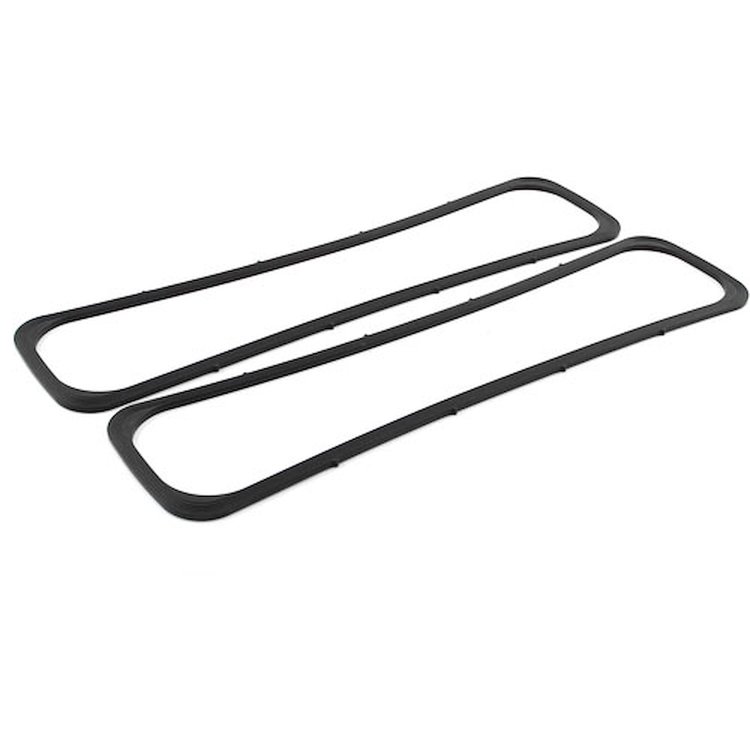 Black Rubber Valve Cover Gasket Set Small Block Chevy 350