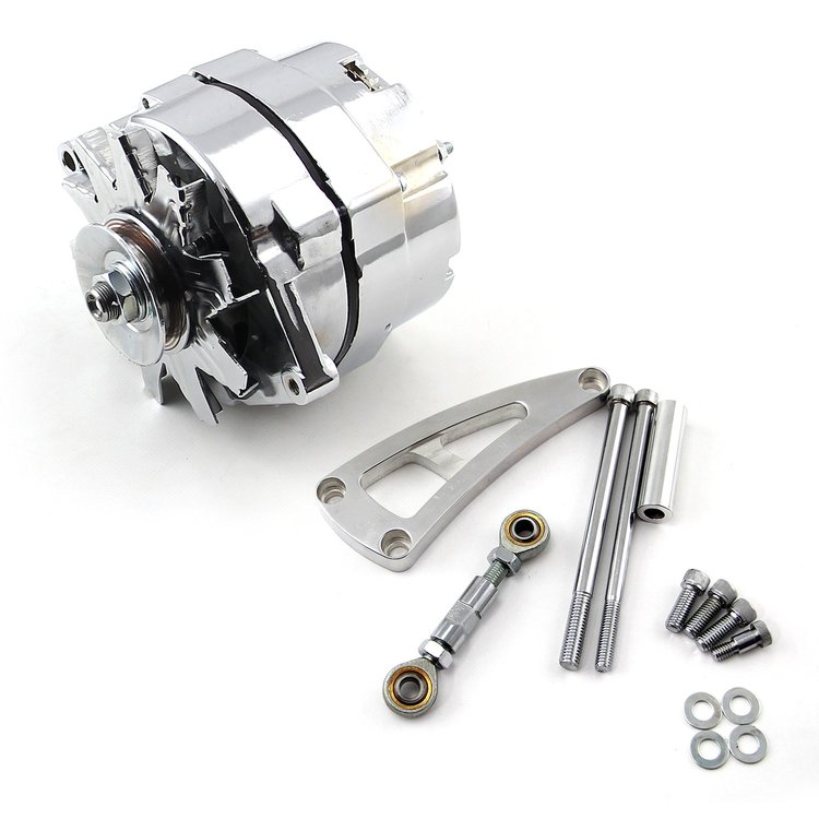 High Output 1-Wire Alternator & Bracket Kit Big Block Chevy 454