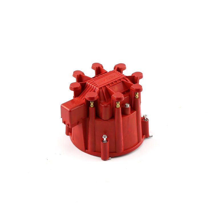 Thunder Series HEI Distributor Cap - Red