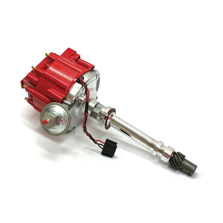 Chevy SBC 350 BBC 454 65K Coil Pro HEI Electronic Distributor - Red Cap