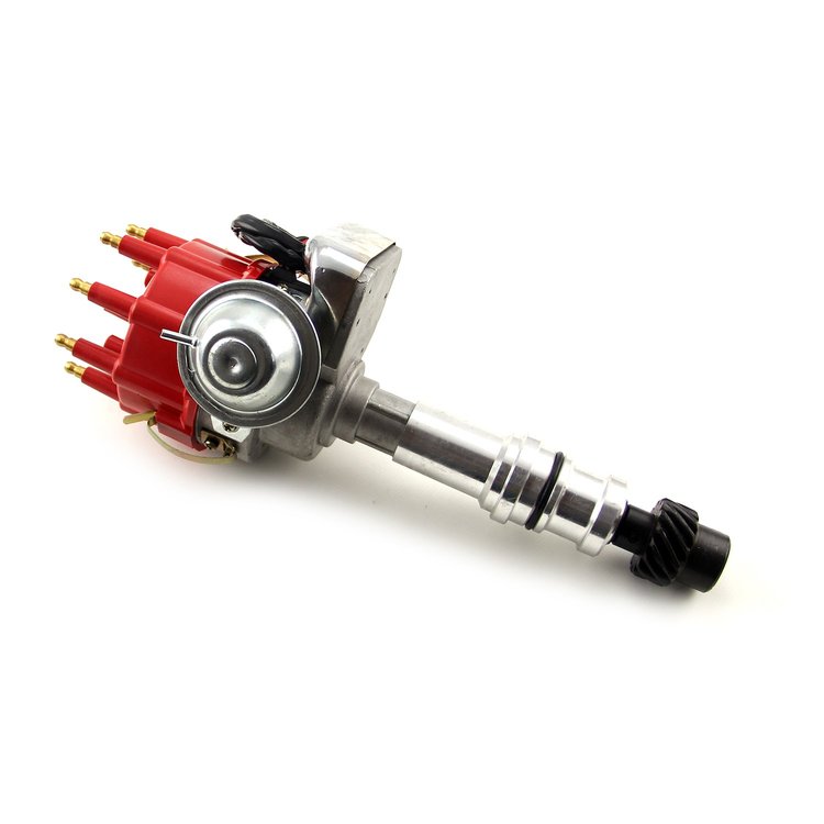 Oldsmobile 400 425 455 Ready to Run Electronic Distributor Vacuum - Red Cap