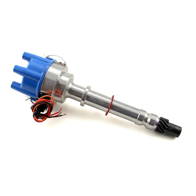 8020-Series Pro-Billet Ready-to-Run Distributor Chevy V6 3.8L/4.3L [Blue Cap]