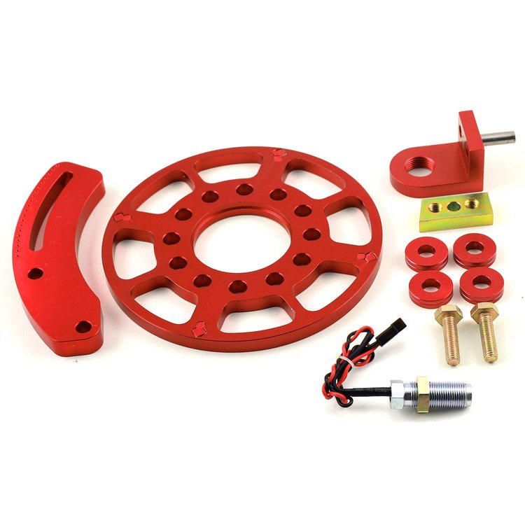 Ford SB 289 302 351 Windsor 7 Aluminum Magnetic Crank Trigger Kit