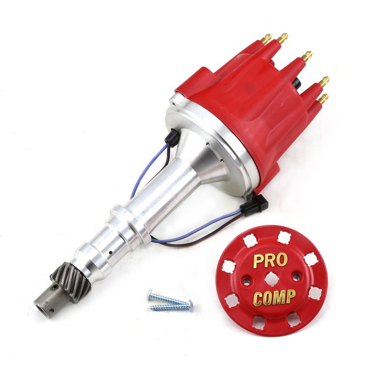Pontiac 326 400 455 Race Pro Billet Aluminum Distributor - Screw on