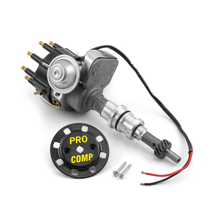 PCE376.1081.02 Ford SB 289 302 Windsor 7000 Series Ready to Run Distributor Black
