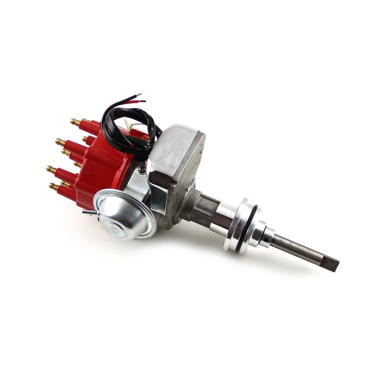 PCE376.1091.01 Mopar Chrysler BB 440 7000 Series Ready to Run Distributor Red
