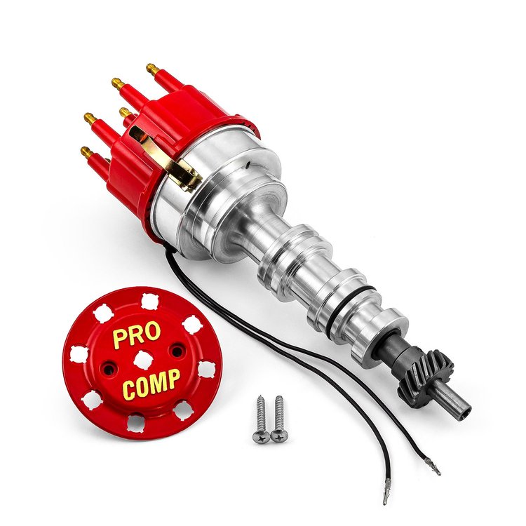 8000-Series Pro-Billet Distributor Ford FE 390/427/428 [Red]