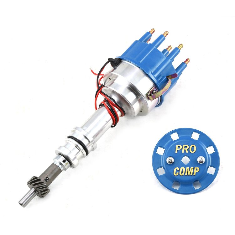 8020-Series Pro-Billet Ready-to-Run Distributor Ford 351W [Blue Cap]