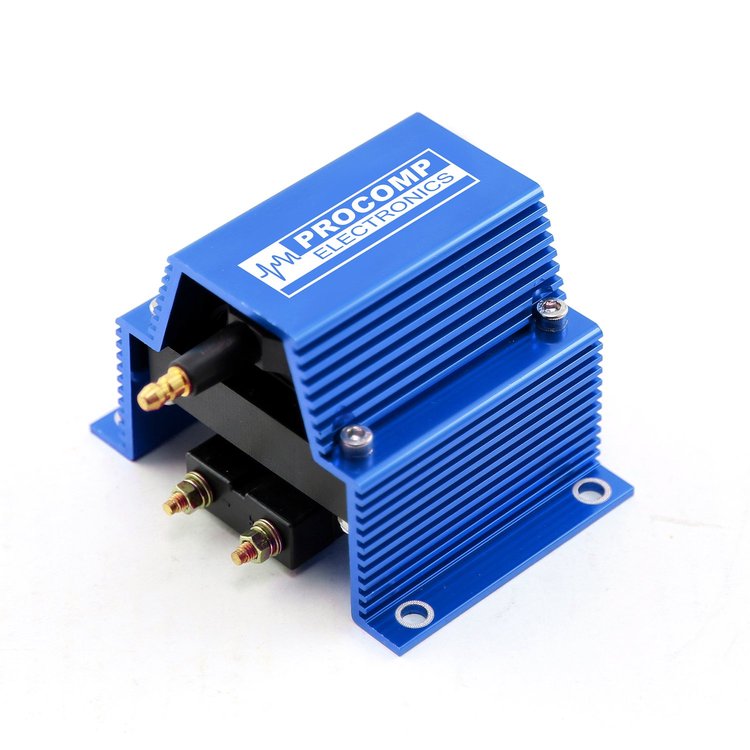 PCE382.1007.05 Pc91 High-Output E-Core Ignition Coil, Male/HEI [Blue]