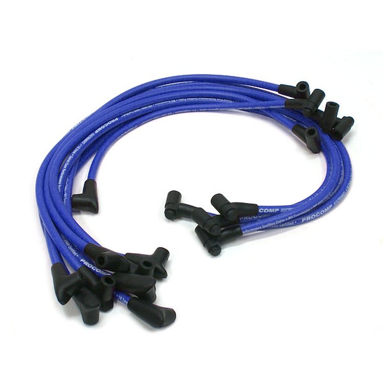 Universal Ignition Wires 90 Deg to 90 Deg Male Ends