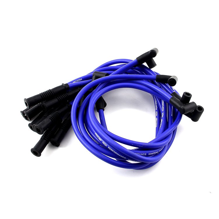 Universal Ignition Wires 90 Deg to Straight Male Ends