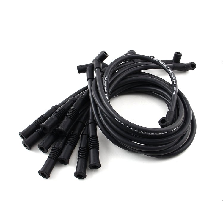 Universal Ignition Wires 90 Deg to Straight Male Ends