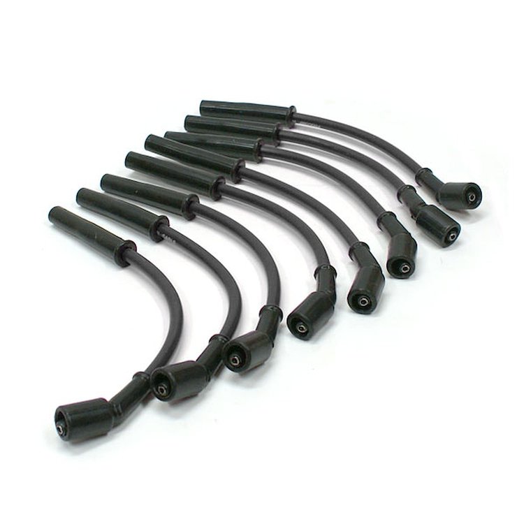 CHEVY LS1 LS2 LS3 LS6 - COIL ON COVER - BLACK SPARK PLUG WIRES