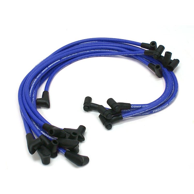 Universal Ignition Wires 90 Deg to 90 Deg Male Ends