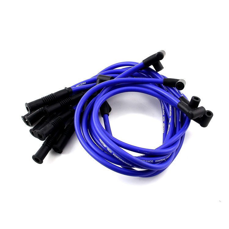 Universal Ignition Wires 90 Deg to Straight Male Ends