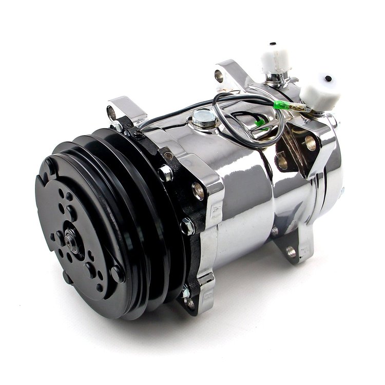 V-Belt Sanden 508 Sytle Chrome Air Compressor