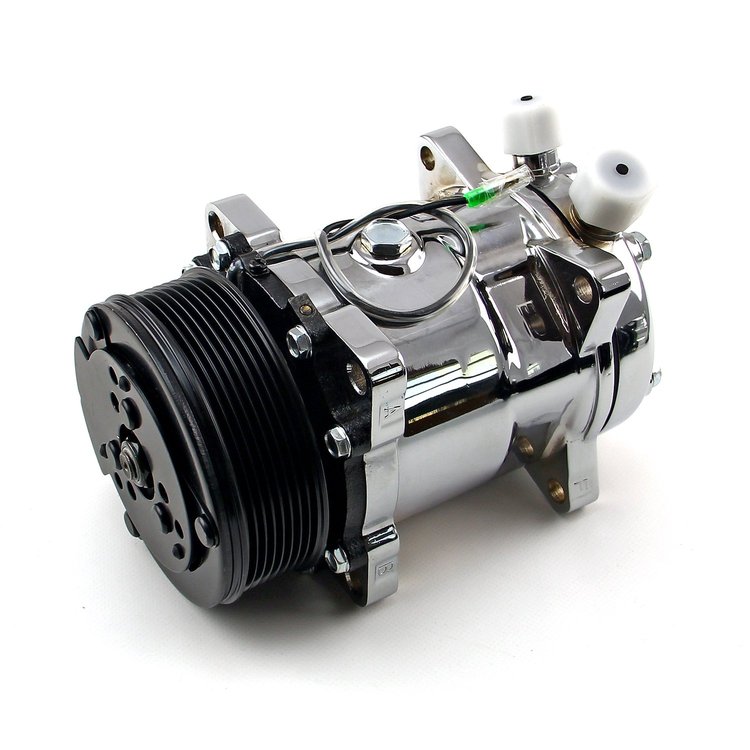 Serpentine Belt Sanden 508 Sytle Chrome Air Compressor