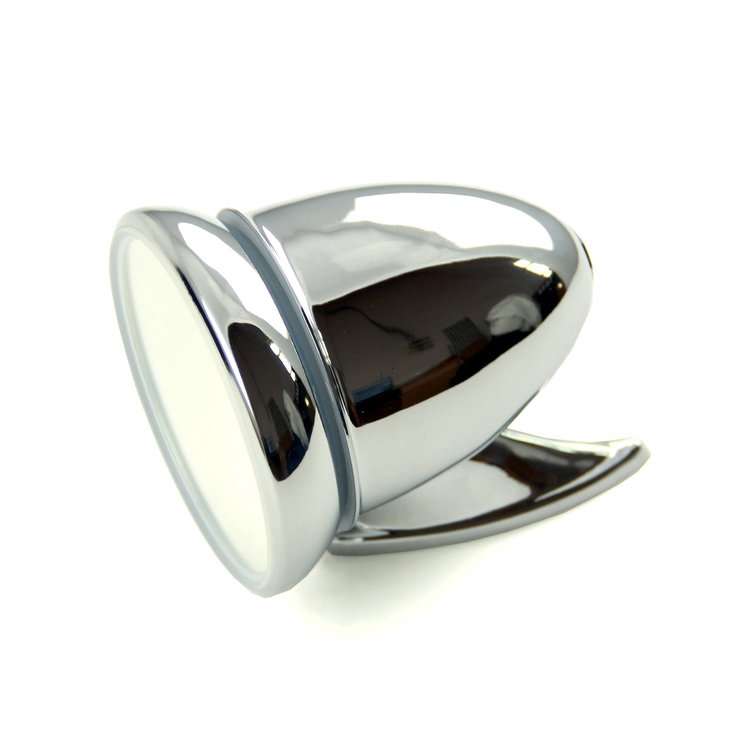 Classic GT Racing Bullet-Style Rear View Mirror 4 in. Diameter, Round