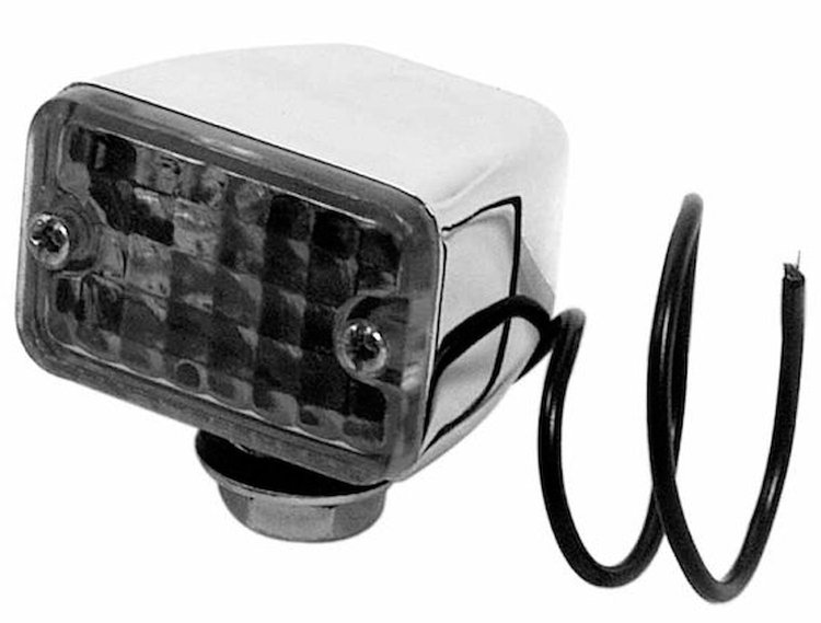 1 3/4 W x 1 1/8 H x 15/8 D Amber Lens Light Only