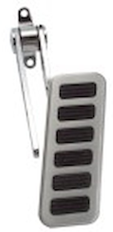 Chrome Steel Adjustable Gas Pedal Assembly With 6 Rubber Inserts