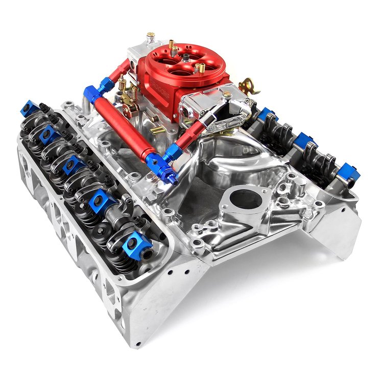 Mopar Chrysler SB 318 340 360 Hyd FT CNC Cylinder Head Top End Engine Combo Kit
