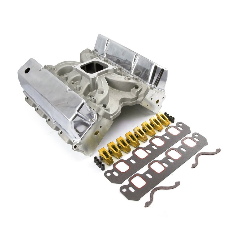 PCE435.1072 Ford 302 351C Cleveland CNC Solid-R Cylinder Head Top End Engine Combo Kit
