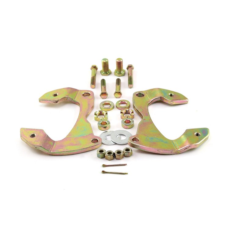 Front Disc Brake Caliper Bracket Kit 1955-1964 Chevy Full-Size