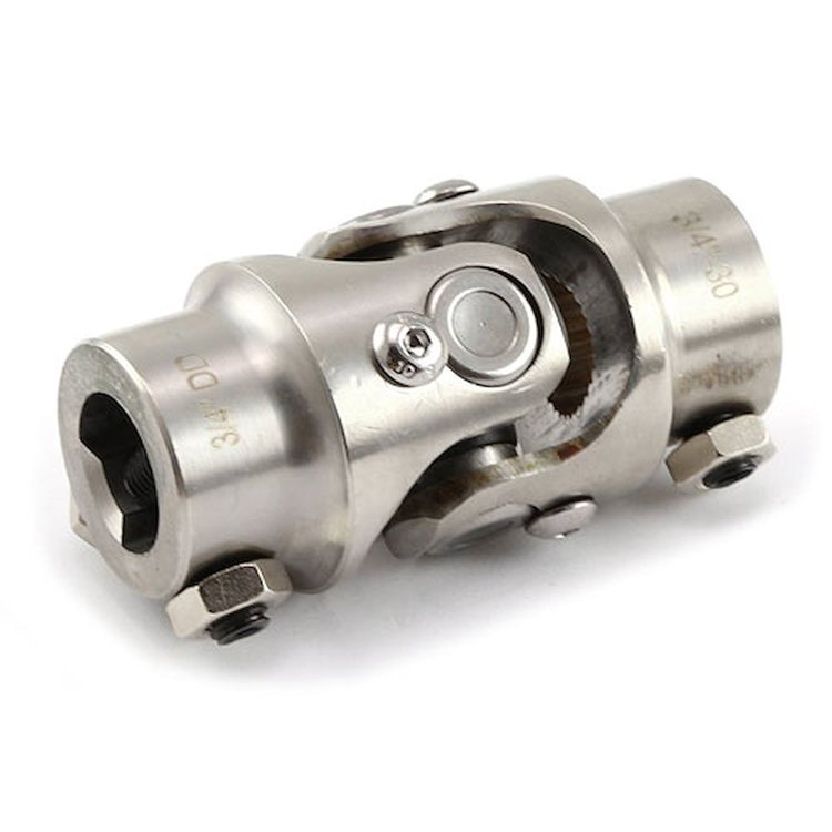 Stainless Steel Double D U-Joint 3/4"-36 Spline x 3/4"