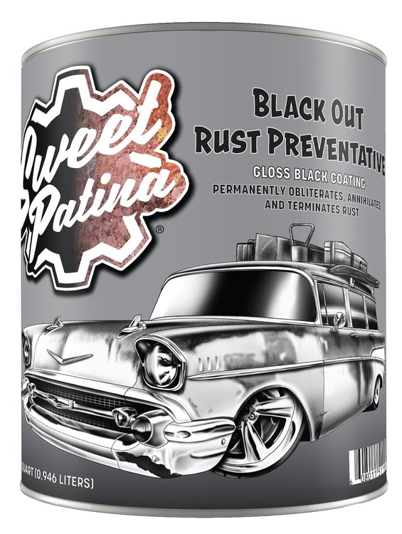 SP-600 "Black-Out" Rust Preventative Coating, Quart
