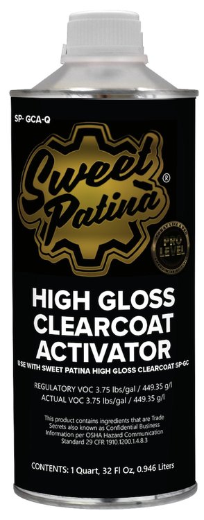 SP-GCAQ High-Gloss Clearcoat Activator, Quart