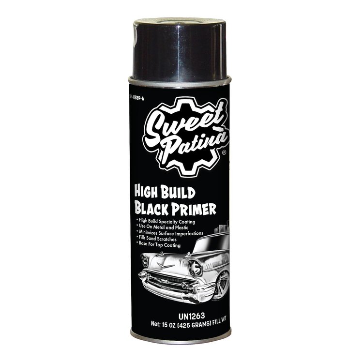 SP-HBBP-A High-Build Black Primer, Aerosal Srpay Can