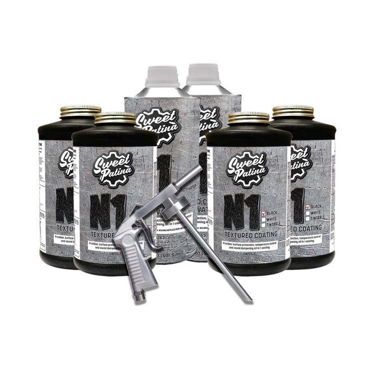 SP-N1B N1 Textured Coating Kit, Black