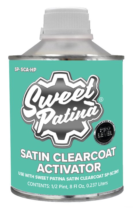 SP-SCAHP Satin Clearcoat Activator, Half Pint