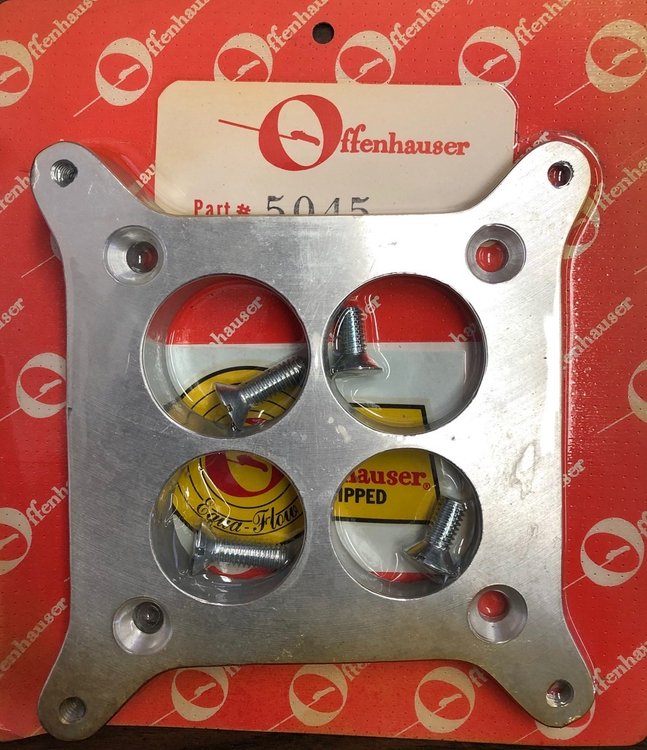 8 Degree Carburetor Wedge Plate for Circle Track, Quad Adaption C Carb [Natural Aluminum]