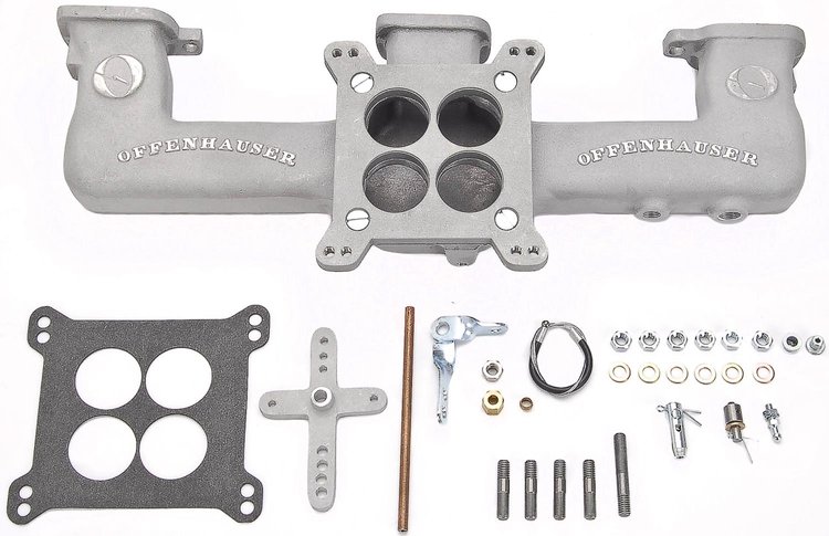 Intake Manifold for Chevrolet 194/230/250/292 Inline 6 Cyl., Stock Carburetor [Aluminum]