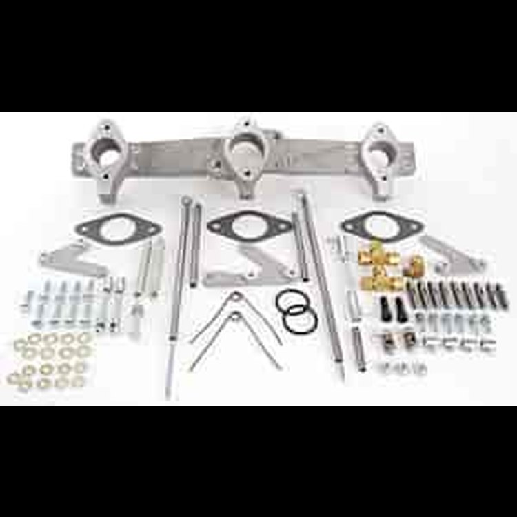 Triple 1-bbl Intake Manifold 1970-Up Ford 170/200/250